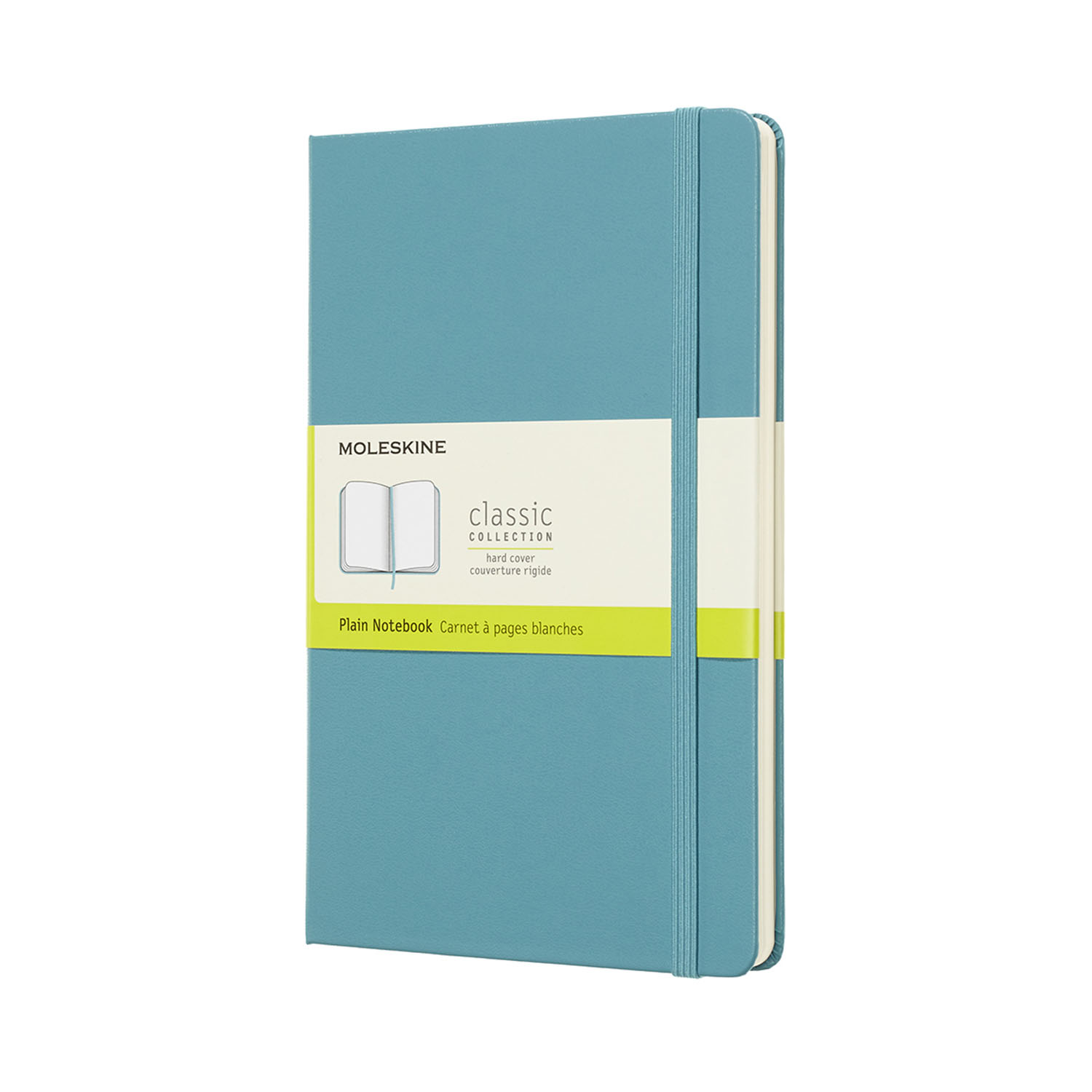 Moleskine Notebook Large Plain Hard Reef Blue